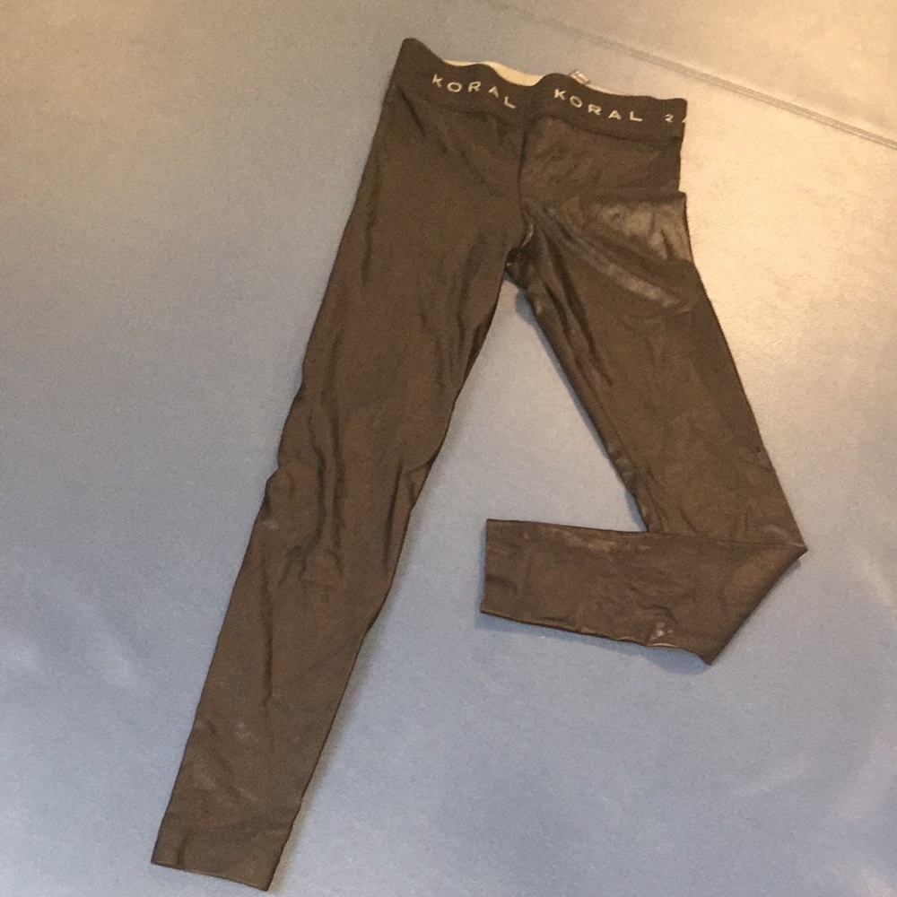 KORAL sz S Aden Black lustrous midrise legging - Picture 8 of 9